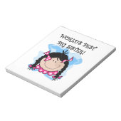 黒髪界の姉最高の産品 ノートパッド (回転)