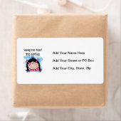 黒髪界の姉最高の産品 ラベル (インサイチュ)