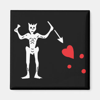 黒髭の海賊旗 マグネット