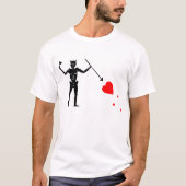 黒髭の海賊旗 Tシャツ (正面)