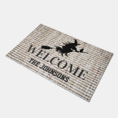 黒魔不気味女ハロウィン ドアマット (アングル)