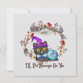 黒魔女ねこハロウィーン魔法を付けてあげよう (正面)