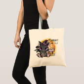 黒魔女猫 |ハロウィーンキャット トートバッグ (正面(商品))