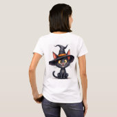 黒魔女猫 Tシャツ (裏面フル)