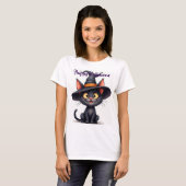 黒魔女猫 Tシャツ (正面フル)