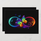 黒鮮やかに虹の蝶がある無限大 プログラム (正面/裏面)