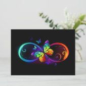 黒鮮やかに虹の蝶がある無限大 プログラム (スタンド正面)