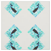 黒鯨の青と白 ファブリック (見本)