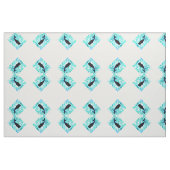 黒鯨の青と白 ファブリック (ファットクウォーター)