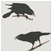 黒鳥か烏か ファブリック (クローズアップ)