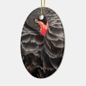 黒鳥の休息 セラミックオーナメント (左)