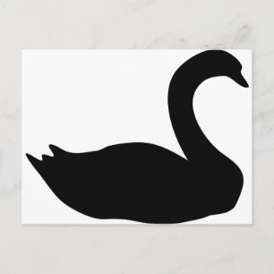 黒鳥アイコン ポストカード