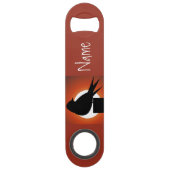 黒鳥シルエットサンサンダー_コーブ スピード栓抜き (正面)