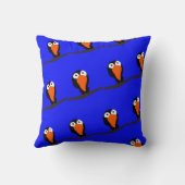 黒鳥枕 クッション (裏面)