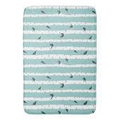 黒鳥白樺の木木文浴場 バスマット (正面縦)