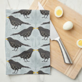 黒鳥茶タオル キッチンタオル (四つ折り)