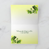 黒鳥誕生日 カード (内部)