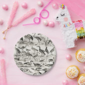 黒鳥類鳥類鳥類鳥類集 ペーパープレート (パーティー)