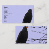 黒鳥 名刺 (正面/裏面)