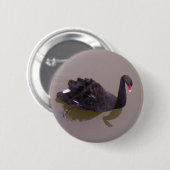 黒鳥 缶バッジ (正面&裏面)