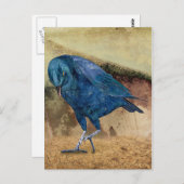 黒鴉が私を呼ぶ! ポストカード (正面/裏面)