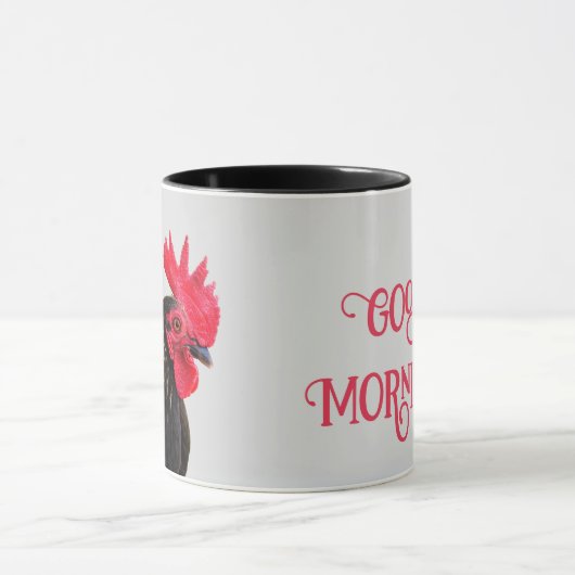 黒鶏おはよう！ マグカップ (中央)