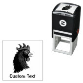 黒鶏の頭 セルフインキングスタンプ (インサイチュ)