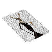 黒鹿の魅力 マグネット (右側)