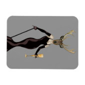 黒鹿グラマー3 マグネット (横)