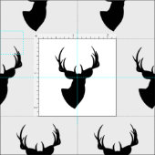 黒鹿 ファブリック (タイル)