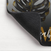 黒黄金のトロピカル離れ マウスパッド (コーナー)