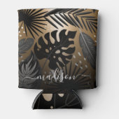 黒黄金のトロピカル離れ 缶クーラー (正面)