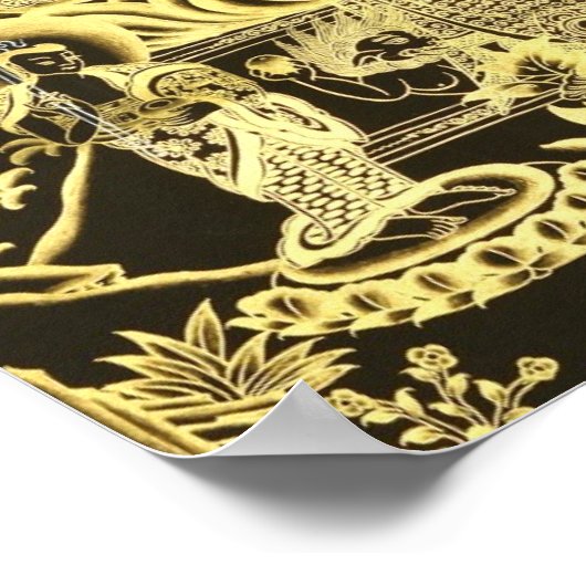 黒黄金仏 ポスター (角)