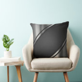 黒黒鋼の化粧枕 クッション (椅子)