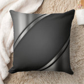 黒黒鋼の化粧枕 クッション (ブランケット)