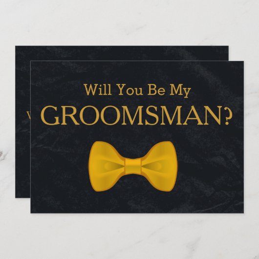 黒黒黒板を使えば俺の黒板だ 招待状 (正面/裏面)