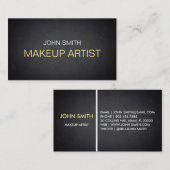 黒黒黒板メイクアップアーティスト 名刺 (正面/裏面)
