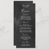 黒黒黒銀書跡ファンシー台本 メニュー (正面/裏面)