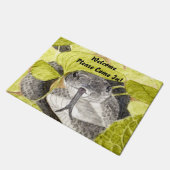 黒鼠ヘビ ドアマット (アングル)