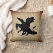 黒龍の背素朴景 クッション (ブランケット)