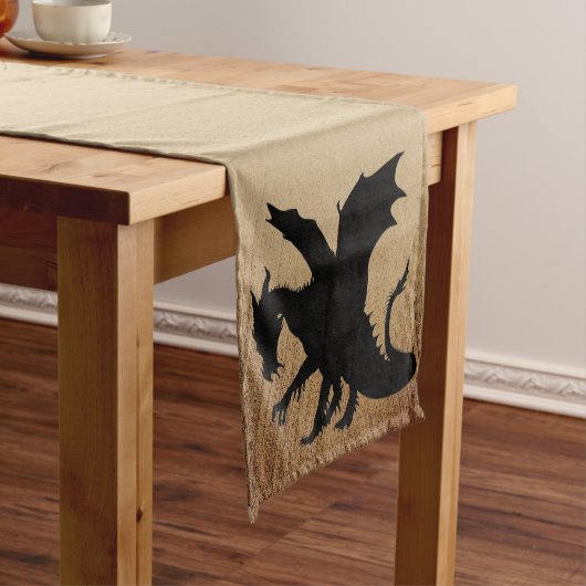 黒龍の背素朴景 ショートテーブルランナー (インサイチュ)