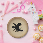 黒龍の背素朴景 ペーパープレート (パーティー)