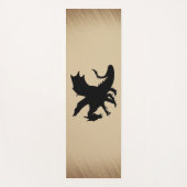 黒龍の背素朴景 ヨガマット (正面)