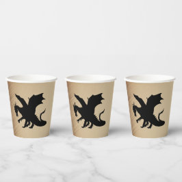 黒龍の背素朴景 紙コップ