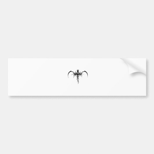 黒龍タトゥー バンパーステッカー (正面)