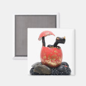 黒龍ハッチングマグネット マグネット (正面/裏面)