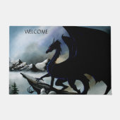 黒龍ファンタジー青い山脈 ドアマット (正面)