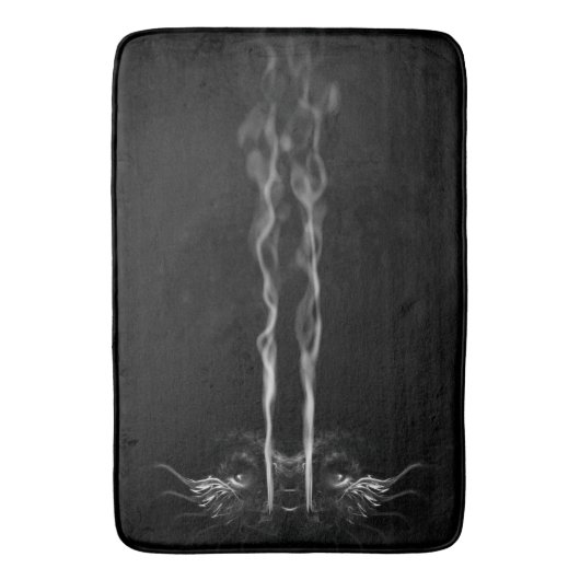 黒龍煙 バスマット (正面縦)