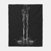 黒龍煙 フリースブランケット (正面)