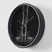 黒龍煙 壁時計 (傾斜)